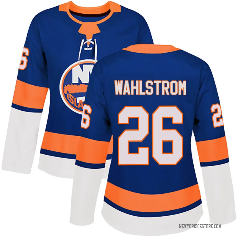 New York Islanders No54 Oliver Wahlstrom Royal Blue Home Womens Jersey